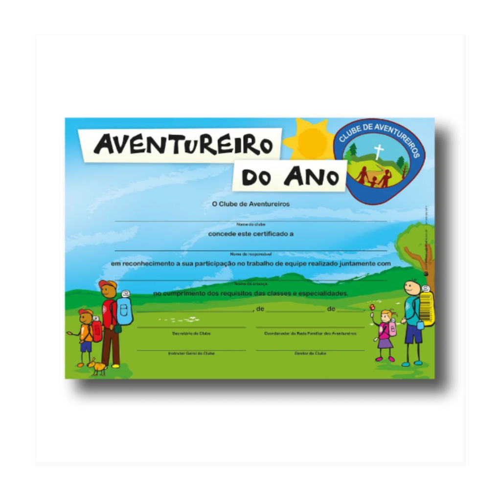certificado-aventureiro-do-ano-livraria-adventista-go